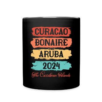 Aruba Caribbean Summer Ocean Beach Gift - Full Colour Mug - black - Front