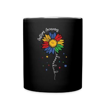 Autismus Awareness Day Autist Geschenk - Tasse einfarbig - Schwarz - Vorne