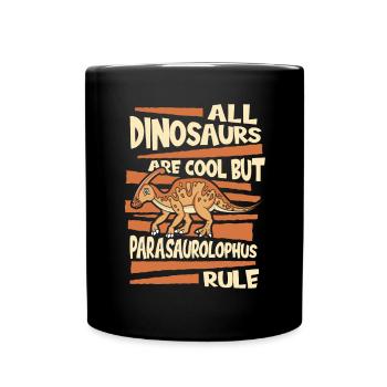 All Dinosaurs Are Cool But Dinosaur Lover - Full Colour Mug - black - Front
