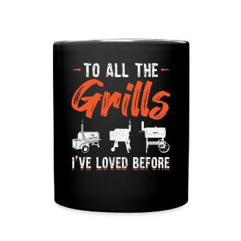 Pour tous les grillades que j’aimais avant - Mug uni - noir - Devant