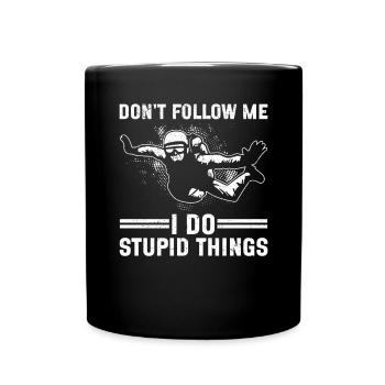 Camp de pompiers parachutistes -Junkie-Parachutiste - Mug uni - noir - Devant