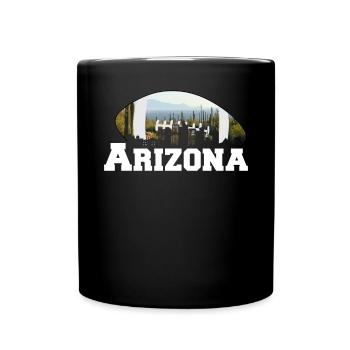 Arizona State Sedona Phoenix Grand Canyon AZ - Full Colour Mug - black - Front