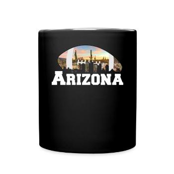 Arizona State Sedona Phoenix Grand Canyon AZ - Full Colour Mug - black - Front