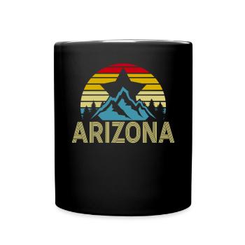 Arizona State Sedona Phoenix Grand Canyon AZ - Full Colour Mug - black - Front