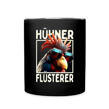 Poulets Whisperer Coq Poulet Daddy Farmer Poulet - Mug uni - noir - Devant
