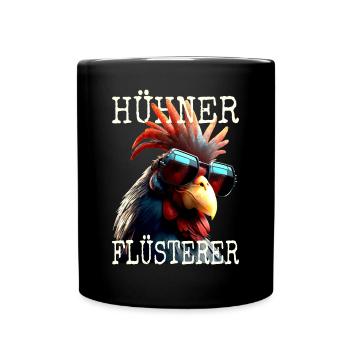 Poulets Whisperer Coq Poulet Daddy Farmer Poulet - Mug uni - noir - Devant