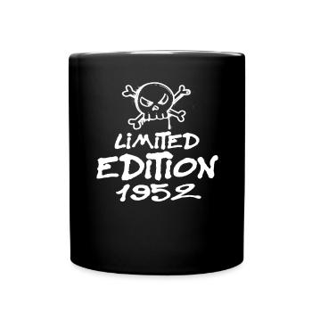 Limited Edition 1952 Geburtstag 1952 Geboren - Tasse einfarbig - Schwarz - Vorne