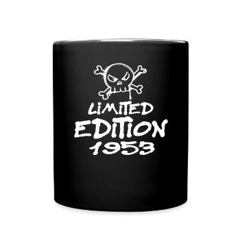 Limited Edition 1953 Geburtstag 1953 Geboren - Tasse einfarbig - Schwarz - Vorne