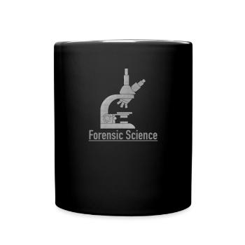 Forensik - Wissenschaft - Tasse einfarbig - Schwarz - Vorne