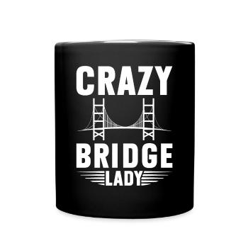 Bridge Engineer Bridge Construction Civil Engineering - Full Colour Mug - black - Front