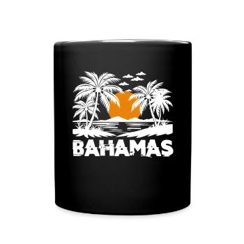 Bahamas Île des Caraïbes Cadeau d’été de l’Atlantique - Mug uni - noir - Devant