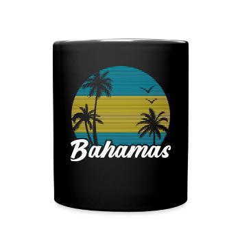 Bahamas Île des Caraïbes Cadeau d’été de l’Atlantique - Mug uni - noir - Devant