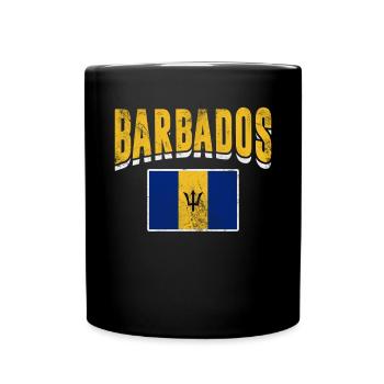 Barbados - Full Colour Mug - black - Front