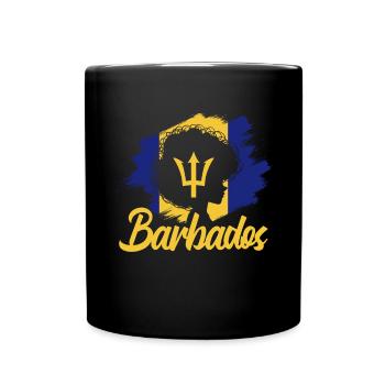 Barbados Karibik Bajan Urlaub Geschenk - Tasse einfarbig - Schwarz - Vorne