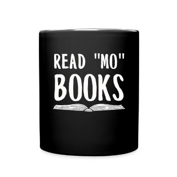 Book Books Library Reading Literature Read Books - Full Colour Mug - black - Front