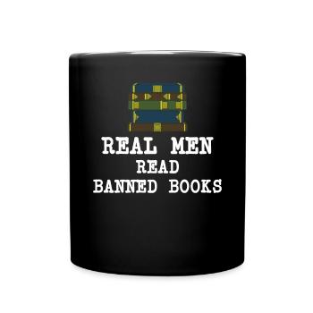 Book Books Library Reading Literature Read Books - Full Colour Mug - black - Front