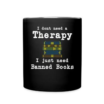 Book Books Library Reading Literature Read Books - Full Colour Mug - black - Front