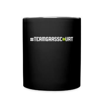 Raquette de joueur de tennis drôle - Mug uni - noir - Devant