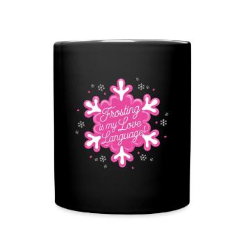 Christmas Time Cookies Gingerbread Baking - Full Colour Mug - black - Front