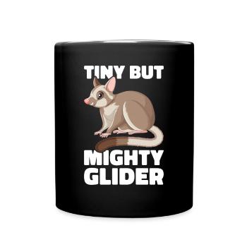 Flying Squirrel Suger Glider Short-headed Glider - Full Colour Mug - black - Front