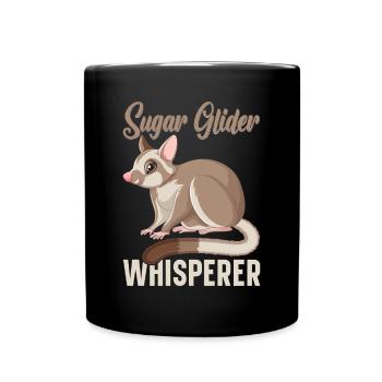 Flying Squirrel Suger Glider Short-headed Glider - Full Colour Mug - black - Front