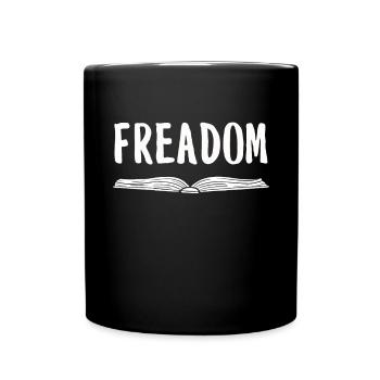 Book Books Library Reading Literature Read Books - Full Colour Mug - black - Front