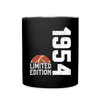70th Anniversary 1954 Limited Edition Rugby - Full Colour Mug - black - Front