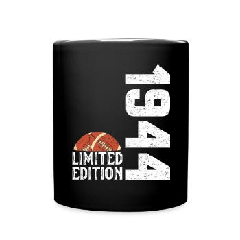80th Anniversary 1944 Limited Edition Rugby - Full Colour Mug - black - Front