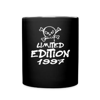 Limited Edition 1997 Geburtstag 1997 Geboren - Tasse einfarbig - Schwarz - Vorne
