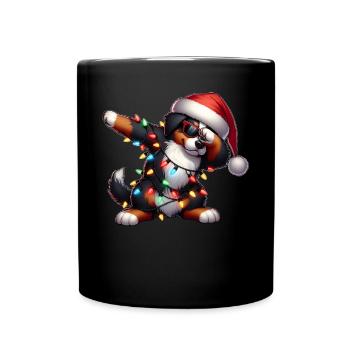 Pois Bernois Bouvier Chien Lunettes De Soleil Mignon - Mug uni - noir - Devant