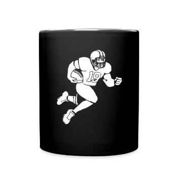 Football Player - Full Colour Mug - black - Front