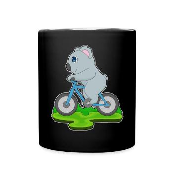 Vélo Koala - Mug uni - noir - Devant