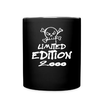 Limited Edition 2000 Birthday Born 2000 - Full Colour Mug - black - Front