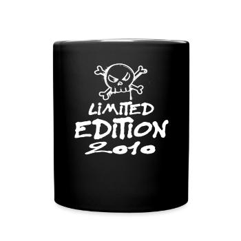 Limited Edition 2010 Birthday 2010 Born - Full Colour Mug - black - Front