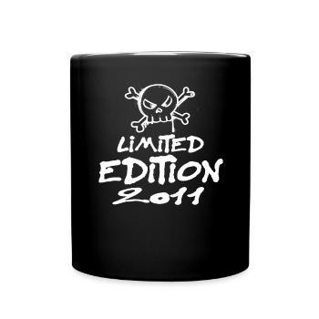 Limited Edition 2011 Geburtstag 2011 Geboren - Tasse einfarbig - Schwarz - Vorne
