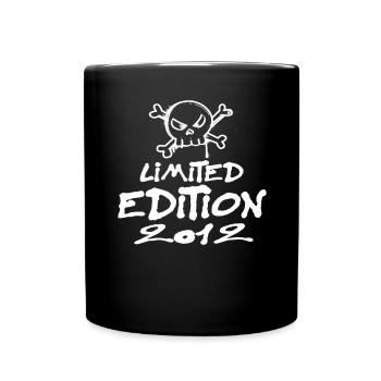 Limited Edition 2012 Geburtstag 2012 Geboren - Tasse einfarbig - Schwarz - Vorne