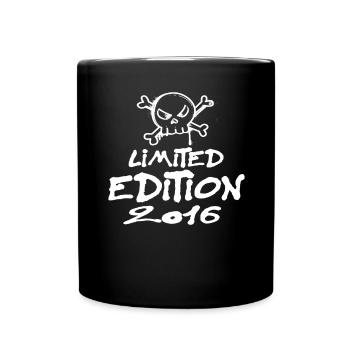 Limited Edition 2016 Geburtstag 2016 Geboren - Tasse einfarbig - Schwarz - Vorne