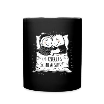 Chemise de nuit officielle Sweet Dino Couple - Mug uni - noir - Devant