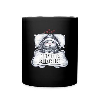 Chemise de nuit officielle Sweet Bunny - Mug uni - noir - Devant