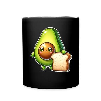 Avocado Toast - Full Colour Mug - black - Front