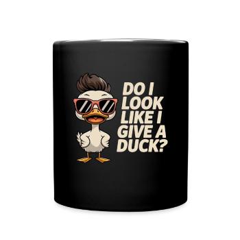 Drôle de dicton de canard - Mug uni - noir - Devant