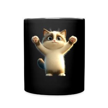 Ragdoll Katze Ragdollkatze Cat Süße Ragdoll Katzen - Tasse einfarbig - Schwarz - Vorne