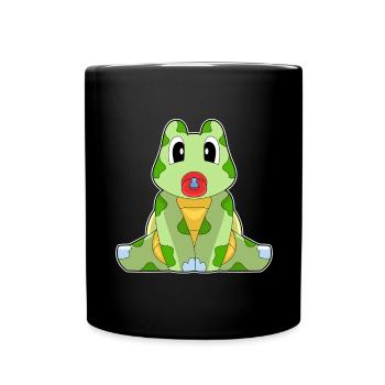 Turtle Baby Pacifier - Full Colour Mug - black - Front