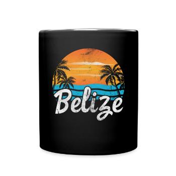 Belize - Tasse einfarbig - Schwarz - Vorne