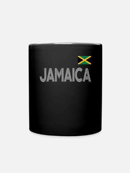 Jamaïque Jamaïque Rasta Raggea Drapeau Rastafari - Mug uni - noir
