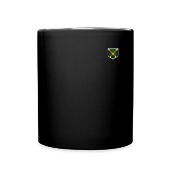 Jamaica Jamaika Rasta Raggea Rastafari Flagge - Tasse einfarbig - Schwarz - Vorne
