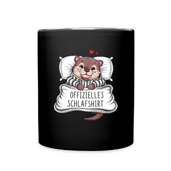 Official Sweet Koala Sleep Shirt - Full Colour Mug - black - Front