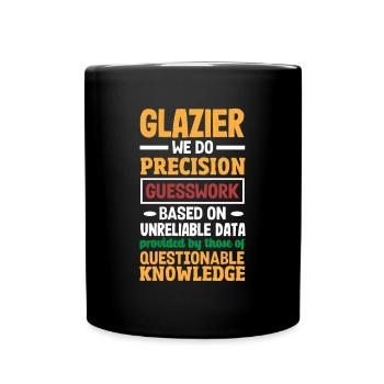 Glasses Gift - Full Colour Mug - black - Front