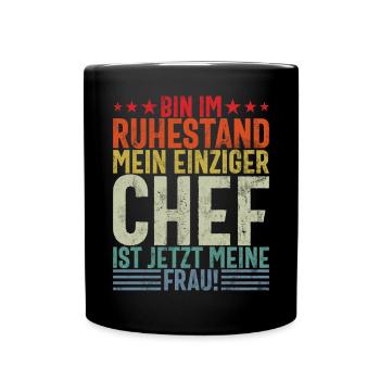 Légende de la retraite Drôle de pension Pension Retraité - Mug uni - noir - Devant