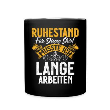 Légende de la retraite Drôle de pension Pension Retraité - Mug uni - noir - Devant